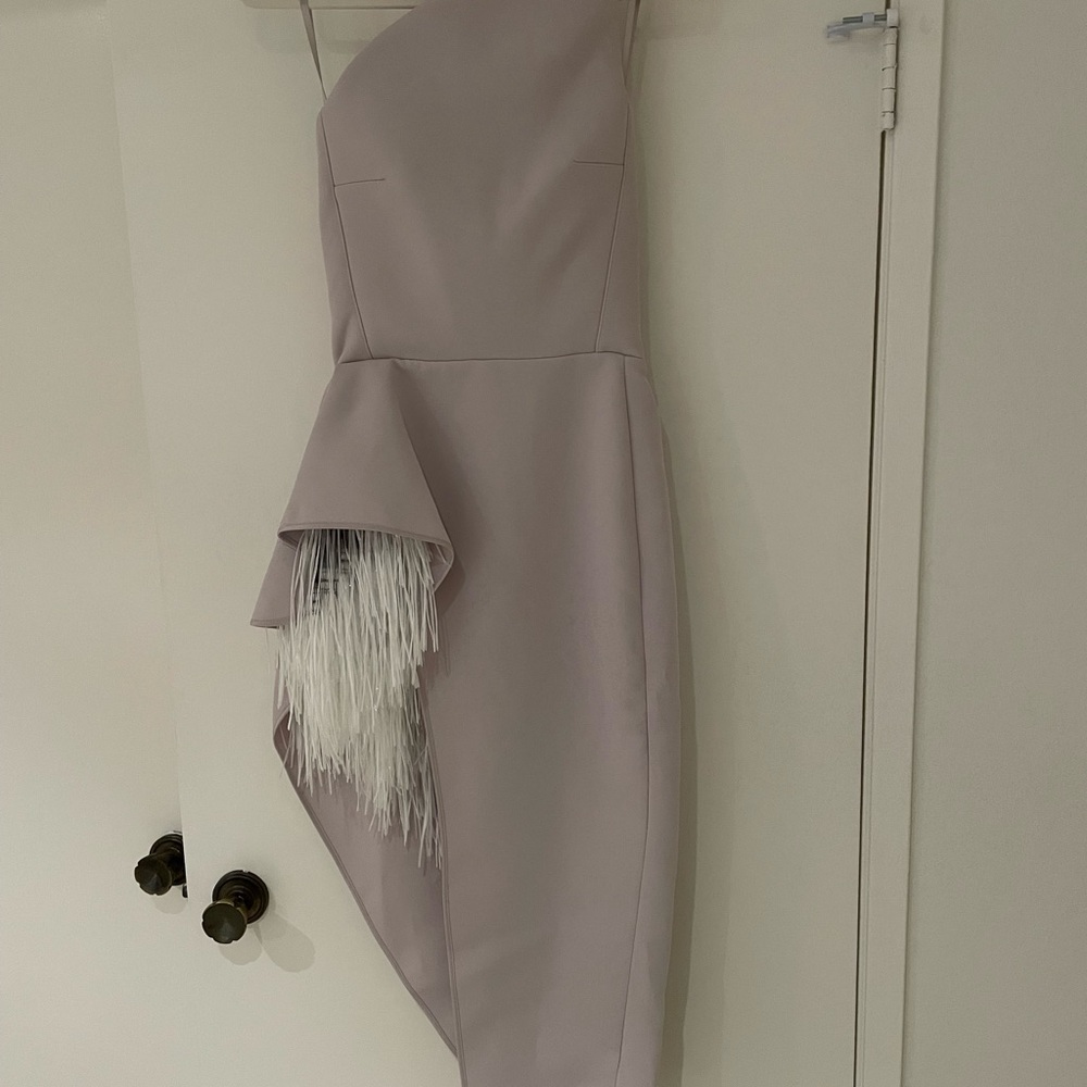 Never worn Maticevski Medusa Asymmetric Midi Dress